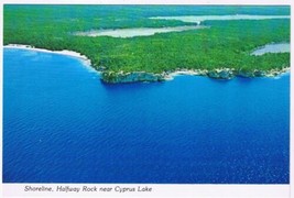 Postcard Halfway Rock Cyprus Lake Provincial Park Tobermory Ontario - £3.15 GBP