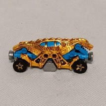 Hot Wheels Double Demon Diecast Car Blue Gold Vintage 1985  - $8.95