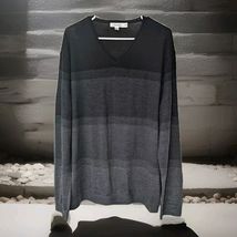 Calvin Klein Men's Merino Wool V-Neck Long-Sleeve Pullover Sweater Size XXL - $21.77