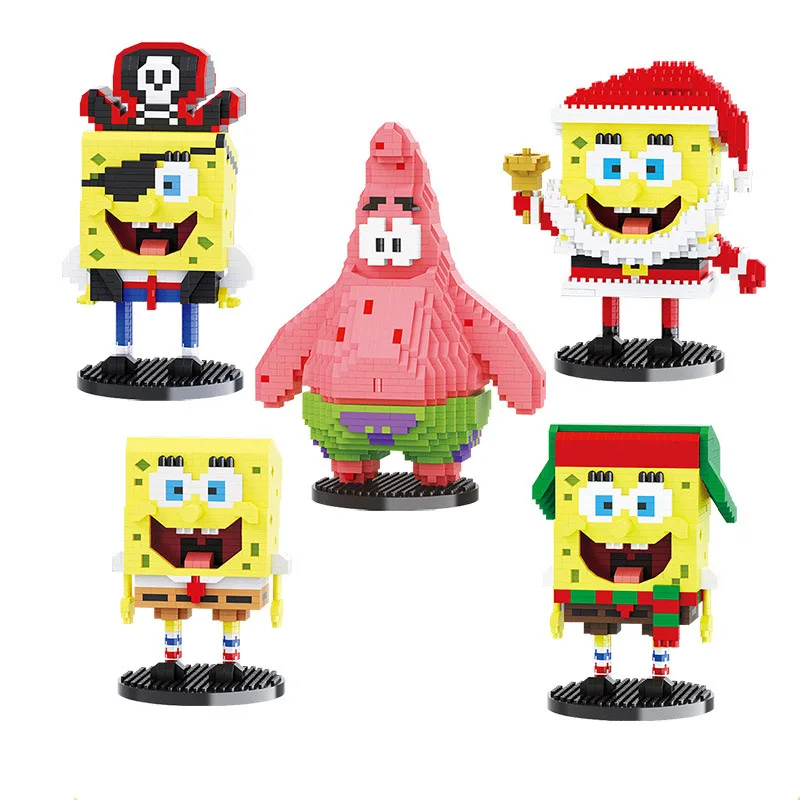 Balody Kawaii SpongeBob Micro Building Blocks Patrick Star SpongeBob SquarePants - £23.68 GBP+