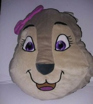 Pre-owned Fiesta Great Wolf Lodge  Stuffed Plush Violet Head Animal Pillow - £11.72 GBP