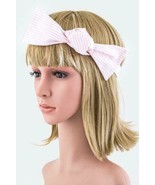 Girl&#39;s Self Tie Pink Convertible Bow Tie Headband - £2.76 GBP