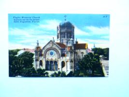 St Augustine Florida, Flagler Memorial Presbyterian Church, Vintage Post... - £3.68 GBP