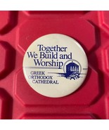 Greek Orthodox Cathedral Columbus Ohio Together Build Worship Button Pin... - €9,30 EUR
