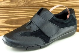 Dr. Scholl&#39;s Size 6 M Black Fashion Sneakers Leather Women Shoe - £15.49 GBP