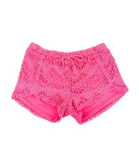 DKNY Girls Shorts with Waistband Drawstring Beautiful Crochet Lace 5 - £15.58 GBP