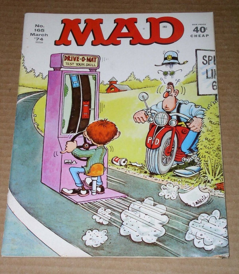 Mad Magazine Vintage 1974 No. 165 Alfred E Neuman VG++ - $24.99
