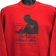 The Diary of Black Men Vintage 80s Sweatshirt African American Play USA ... - £70.15 GBP