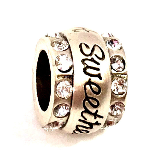 Brighton Sweetheart Bead, J94482, Brushed Silver Finish, New - $14.24