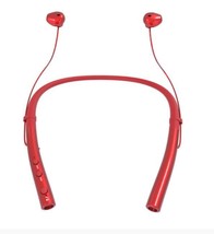 (Red) Bluetooth Headphones Neckband Wireless Sports Headset In-Ear Headphones - £12.56 GBP
