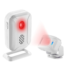 Wireless PIR Motion Sensor Detector Alarm Door Chime For Home Store Busi... - £23.59 GBP