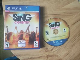 Let&#39;s Sing Country - Sony PlayStation 4. Complete. . PS4. Gamestop Exclusive - £8.23 GBP