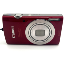 Canon PowerShot ELPH 180 20MP Digital Camera RED 8x Zoom HD Video Bundle... - £233.68 GBP