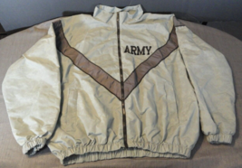 Authentic Army Ipfu Reflective Rain Resistant Jacket Gray LARGE/REGULAR - £25.32 GBP