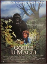 Gorillas in the Mist Poster Vintage Sigourney Weaver 1988 - £13.90 GBP