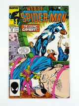 Web of Spider-Man #34 Marvel Comics Cosmic Gambit Black Costume NM+ 1988 - £4.74 GBP