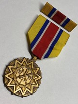 UNITED STATES ARMY NATIONAL GUARD, ACHIEVEMENT MEDAL, AND MATCHING RIBBO... - $8.42