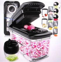 New Fullstar All-in-1 Vegetable Chopper and Spiralizer  W/Stainless Stee... - $33.24