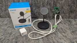Anker MagSafe Charger Stand 2-in-1 Charging Station 15W Qi2 Open Box - $28.99