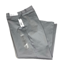 Liz Claiborne Emma Mid Rise Slim Leg Ankle Pants Sz 16 Light Gray Comfort - $21.88