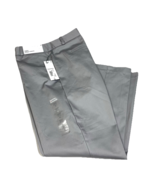 Liz Claiborne Emma Mid Rise Slim Leg Ankle Pants Sz 16 Light Gray Comfort - $30.01 CAD