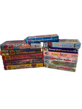 Barney VHS Lot Of 12 Clam Shell Box Cases Valentine Christmas Halloween ... - £44.85 GBP