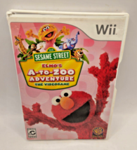 Sesame Street:Elmo&#39;s A-to-Zoo Adventure The Videogame Nintendo Wii, 2010 - £7.62 GBP