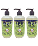 3x Mrs. Meyer&#39;s Clean Day Liquid Hand Soap Bottle, Lemon Verbena Scent, ... - $40.52 CAD