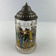 BMF-N Bierseidel 1813 German Prussian Army Commemorative Glass Beer Stein - £43.51 GBP