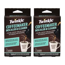 Twinkle Coffeemaker Cleaner &amp; Descaler, Compatible with Mr. Coffee, Set of 4 - £14.85 GBP
