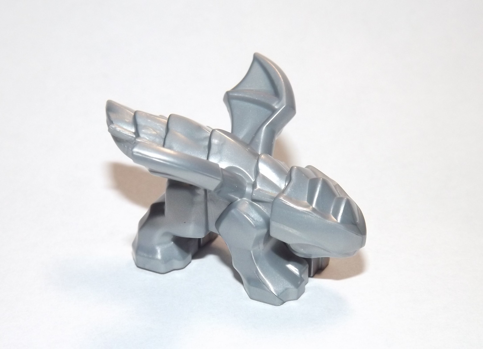 Single Sale Silver Small Young Dragon Minifigure Block Toys - $3.00