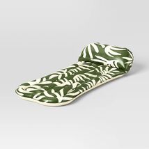 Sun Squad Pool Lounge Palm Lounger PVC Water Float Green Age 6+ - $13.28