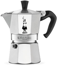 Espresso Maker Coffee Moka Pot 3 Cups Aluminium Silver NEW - £66.12 GBP