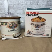 Rival Crock Pot Mo. 3100/2 3-1/2 Qt Vintage Slow Cooker A Garden of Good Things - £42.52 GBP