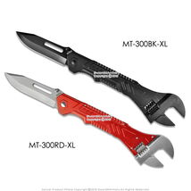 24” Heavy Duty 2-in-1 Wrench and Knife XL Workshop Tool Utility Black Red - $128.68