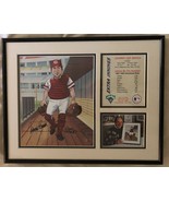 NEW Johnny Bench Toon Art framed 11X14 Cincinnati Reds limited 5000 - £116.49 GBP