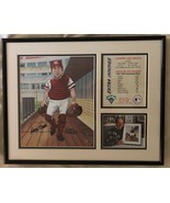 NEW Johnny Bench Toon Art framed 11X14 Cincinnati Reds limited 5000 - $148.49