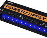 MIMIDI Guitar Pedal Power Supply Station MP-02 Isolated DC Output 9V/12V... - £21.99 GBP