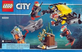 Instruction Book Only For LEGO CITY Deep Sea Starter 60091 - £5.10 GBP