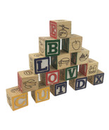 BIG LOT of Melissa and Doug Assorted Wooden Blocks: Plain/Colored/Tools - $33.92 CAD
