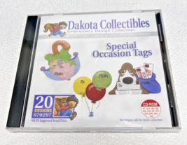 Dakota Collectibles Machine Embroidery Designs Cd Special Occasion Tags ... - $12.38