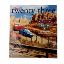 Disney D23 Magazine Cars Land Cover Lightning McQueen Insider&#39;s Manual F... - $18.66