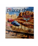 Disney D23 Magazine Cars Land Cover Lightning McQueen Insider&#39;s Manual F... - £14.58 GBP