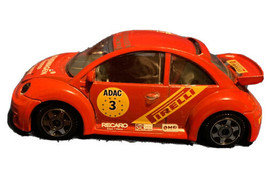 VW Volkswagen New Beetle Cup  #3 Red 1:43 Bburago “Street Fire” Diecast 41601 - $6.49