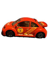 VW Volkswagen New Beetle Cup  #3 Red 1:43 Bburago “Street Fire” Diecast ... - £5.07 GBP