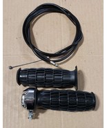 CHROME TWIST THROTTLE GRIP SET 7/8&quot; and CABLE 60&quot;, 257/263 Mini Bike - $50.94 CAD