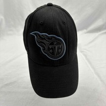 NFL Team Apparel Mens Baseball Cap Hat Black Embroidered Titans Logo One... - £11.68 GBP