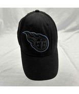 NFL Team Apparel Mens Baseball Cap Hat Black Embroidered Titans Logo One... - £11.66 GBP