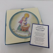 Schmid Berta Hummel Christmas 1990 Angel’s Light Vintage Collector Plate... - £11.47 GBP