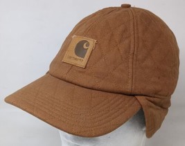 Vintage Carhartt Men&#39;s Gilliam Quilted Ear Flaps Baseball Hat Cap Canvas... - $24.25